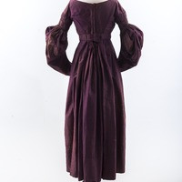 Profile view of the dress from the back
