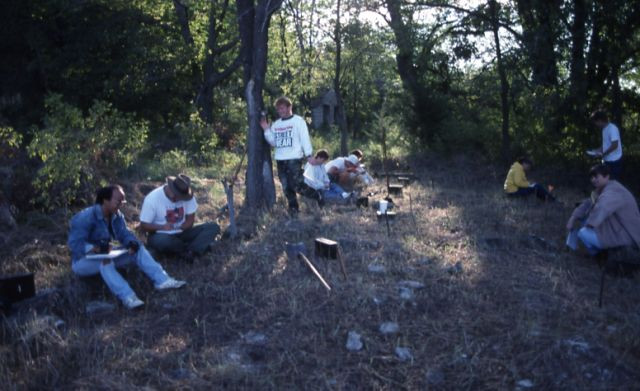 Fall 1990 Archaeology Field Methods Class Students