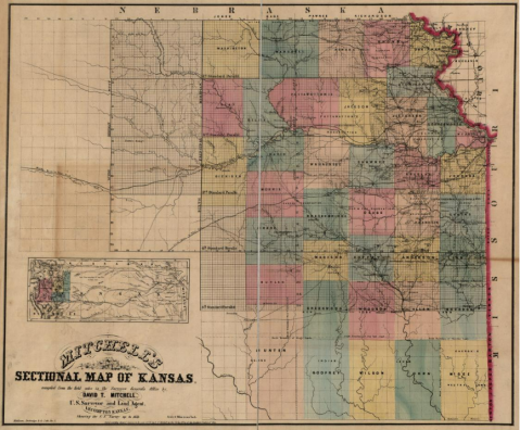 Sectional Map of Kansas