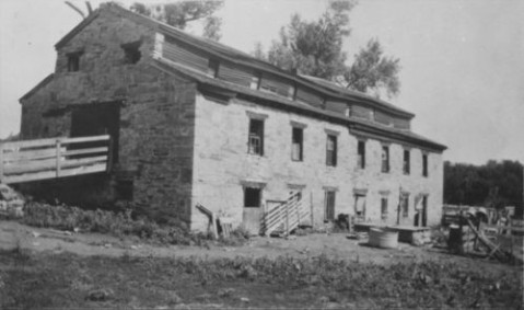 Pottawatomie Baptist Mission, Between 1930-1960, View of the Pottawatomie Baptist Mission, Topeka, Kansas, Courtesy of Kansas State Historical Society, https://www.kansasmemory.gov/item/210307