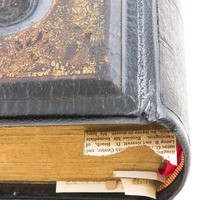 Top corner of the bible