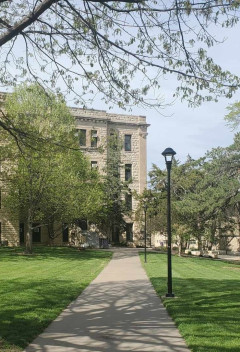 Waters Hall, home of the Anthropology department